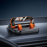 Dashboard Car Phone Holder – 360° Rotation Head-Up Mount with Anti-Slip Base & Number Plate