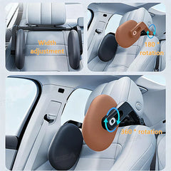 3D Memory Foam Car Neck Support Pillow – Adjustable Headrest Cushion for Comfortable Travel