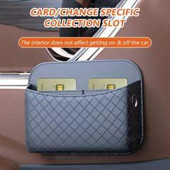 Universal Car Seat Side Organizer – Wear-Resistant Pocket for Phone & Cards