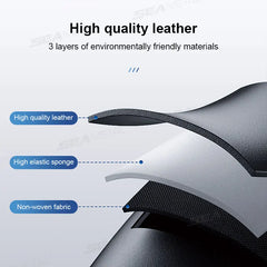 Hanging Car Trunk Storage Organizer – Leatherette Backseat Pocket with Secure Hook & Loop Design