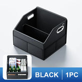 Foldable Car Trunk Organizer – 22.5L Waterproof Wear-Resistant Storage Box with 6 Pockets