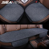 Flax Linen Car Seat Cover – Breathable Universal Seat Protector for Car, Truck & SUV
