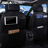 Car Seat Back Organizer – Leather Anti-Mud Kick Protector Easy to Clean