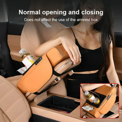 Car Center Console Armrest Organizer – Thickened 7.5cm Elbow Support Cushion