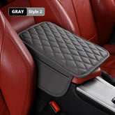 Breathable Car Arm Rest Cushion – Anti-Scratch Center Console Cover with Storage Bag
