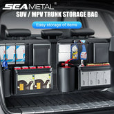 SUV/MPV Trunk Storage Bag – Wear-Resistant PU Leather Seat Back Organizer
