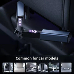 Car Seat Back Phone Holder – Telescopic Rear Tablet Mount for 4–12.9 Inch iPad & Smartphones
