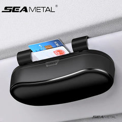 Car Sun Visor Sunglasses Storage Box – Anti-Scratch Glasses Organizer Universal Fit