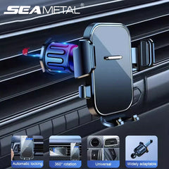 Universal Car Air Vent Phone Holder – 360° Adjustable Mount for 4.7–7.2 Inch Smartphones