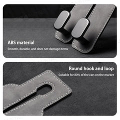 Car Headrest Hanging Hook – Premium Suede 20KG Heavy-Duty Storage Hook
