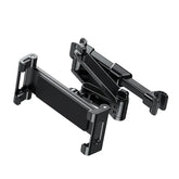 Car Headrest Tablet Holder – 360° Rotating Seat Back Mount for 5–13 Inch Devices