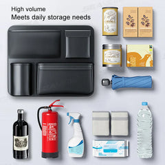 SUV/MPV Trunk Storage Bag – Wear-Resistant PU Leather Seat Back Organizer