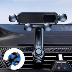 Stable Gravity Car Vent Phone Mount – Adjustable Telescopic Holder for 4.7–7 Inch Smartphones