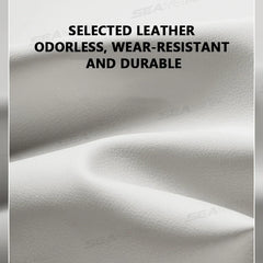 Car Glasses Case – Wear-Resistant PU Leather Sunglasses Holder with Hook & Loop Fastener