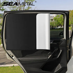 2Pcs Magnetic Car Window Sun Shades – Summer UV Protection Privacy Curtains