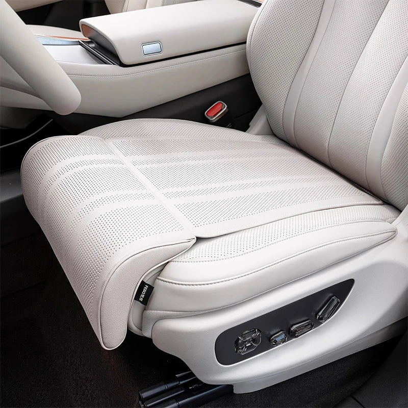 Car Seat Cushion with Extended Leg Rest Padding – Universal Fit Seat Protection Cover for Extra Comfort