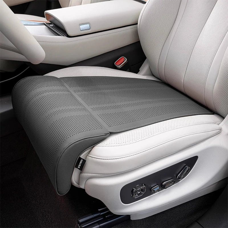 Car Seat Cushion with Extended Leg Rest Padding – Universal Fit Seat Protection Cover for Extra Comfort