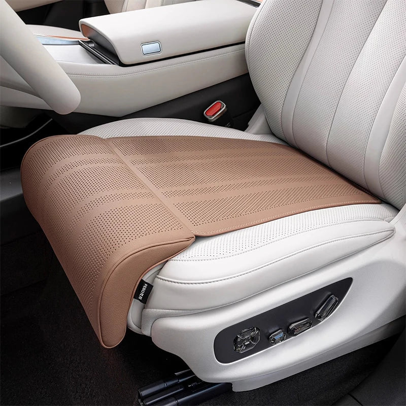 Car Seat Cushion with Extended Leg Rest Padding – Universal Fit Seat Protection Cover for Extra Comfort