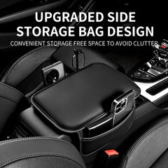 PU Leather Car Arm Rest Extension Pad – Anti-Scratch Center Console Protector