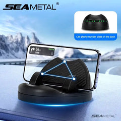 Head-Up Car Phone Mount – Flexible 360° Rotation Anti-Slip Holder for 4–7 Inch Smartphones