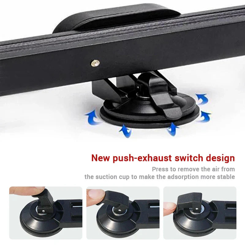 Retractable Car Window Sunshades – Front & Rear UV Blocking Windshield Curtains