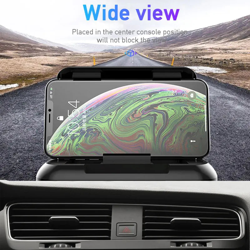 Universal Car Phone Mount for Dashboard – Stable Anti-Slip GPS Navigation Holder