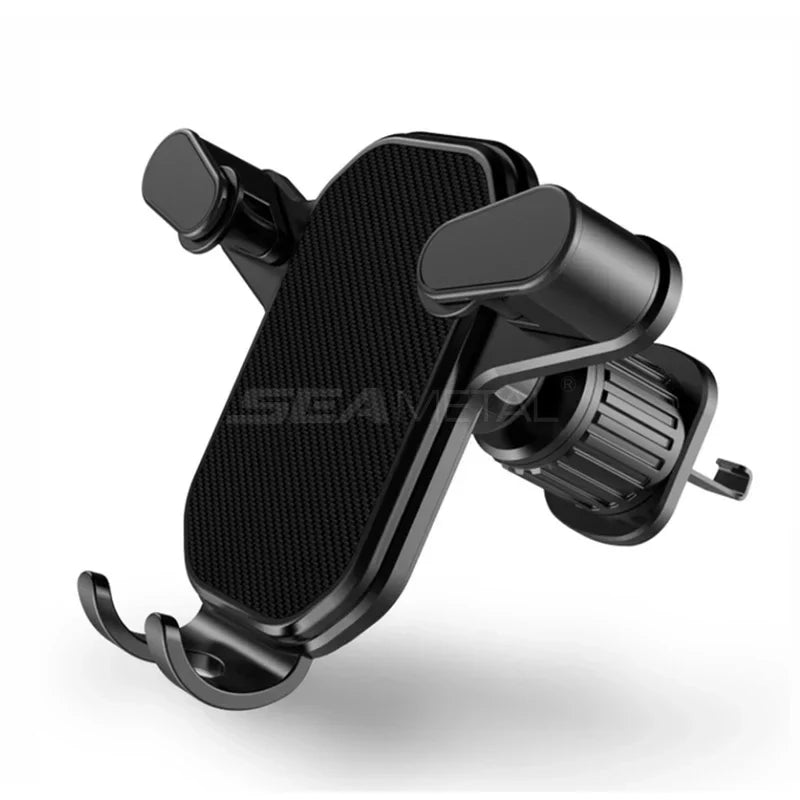 Gravity Lock Car Vent Phone Mount – One-Hand Operation 360° Adjustable Holder