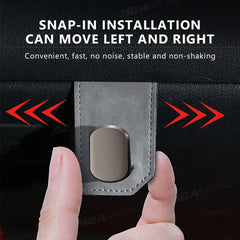 SEAMETAL Car Seat Hook Hanger Co-Pilot Storage Box Hanger Metal Hook for Bag Luxury Suede 15KG Large-Bearing Car Handbag Holder