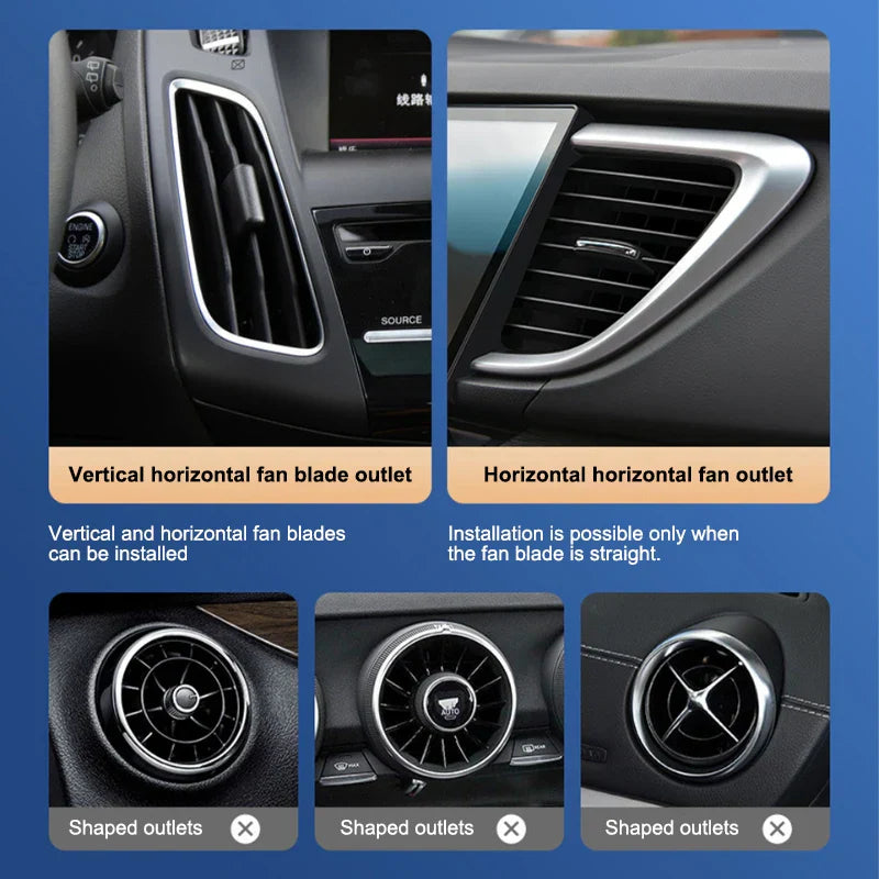 Universal Car Vent Cup Holder – Adjustable Stable Bottle Mount for Cold Drinks