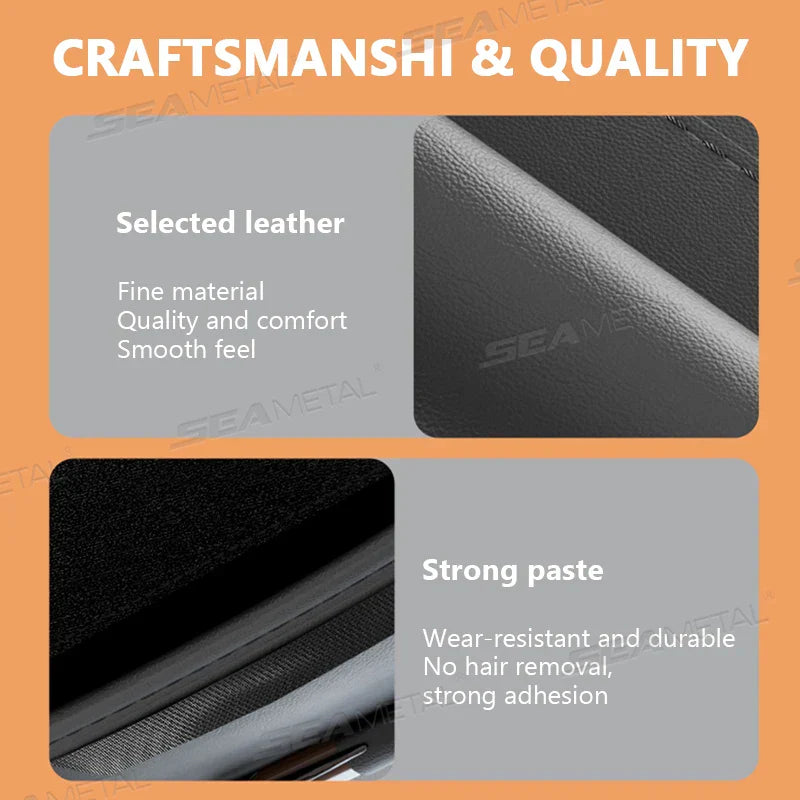 Luxury Car Visor Glasses Holder – Flannel-Lined Scratch-Free Sun Visor Storage Case