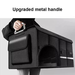 110L Foldable Car Trunk Storage Box – Waterproof Oxford Cloth Large-Capacity Organizer for Camping & Fishing