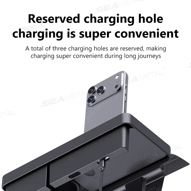 Car Side Door Organizer – Large Load-Bearing Hanging Storage Box with Cup & Phone Holder