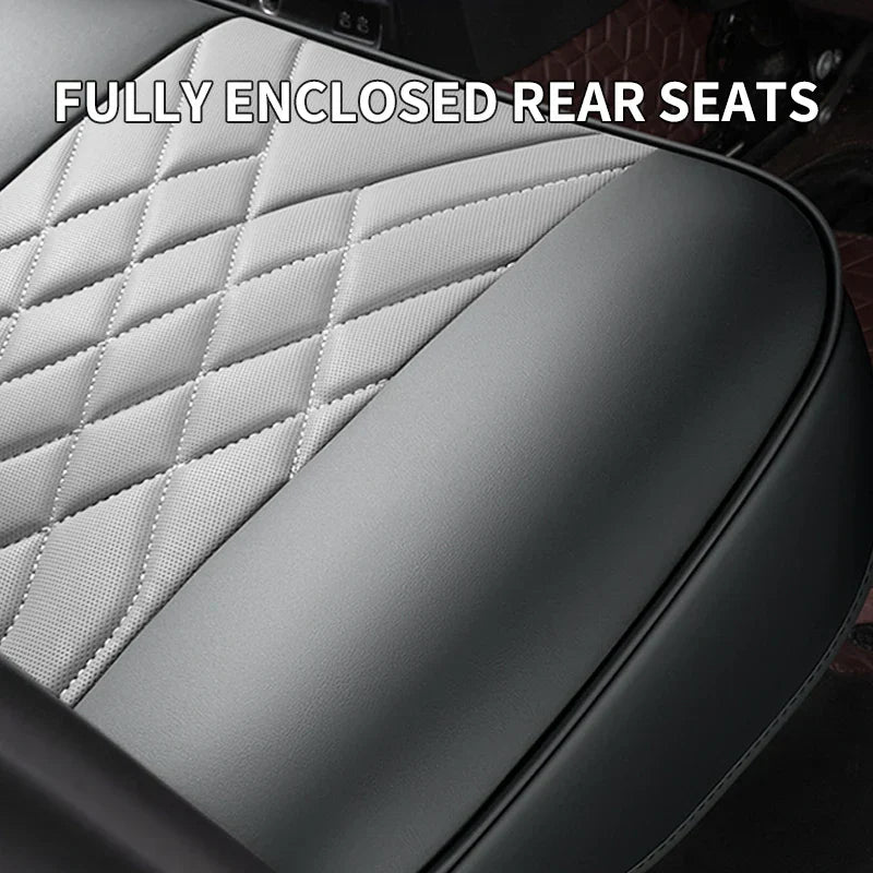 Luxury Full-Wrapped Car Seat Cover – Wear-Resistant Anti-Scratch Cushion for Sedan & SUV