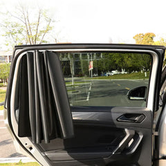 2Pcs Magnetic Car Window Sun Shades – Summer UV Protection Privacy Curtains