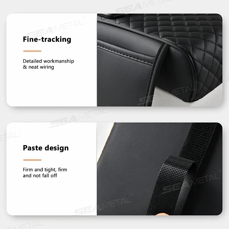 Universal 15W Wireless Charging Armrest Pad – 7.5cm Thick Center Console Cushion