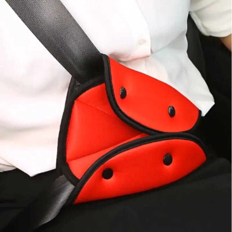 Children Car Seatbelt Adjuster – Triangle Fixed Belt Cushion for Safe Positioning
