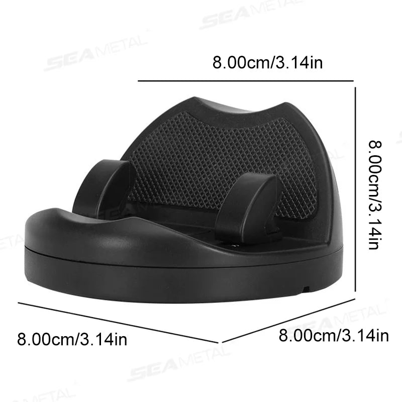 Head-Up Car Phone Mount – Flexible 360° Rotation Anti-Slip Holder for 4–7 Inch Smartphones