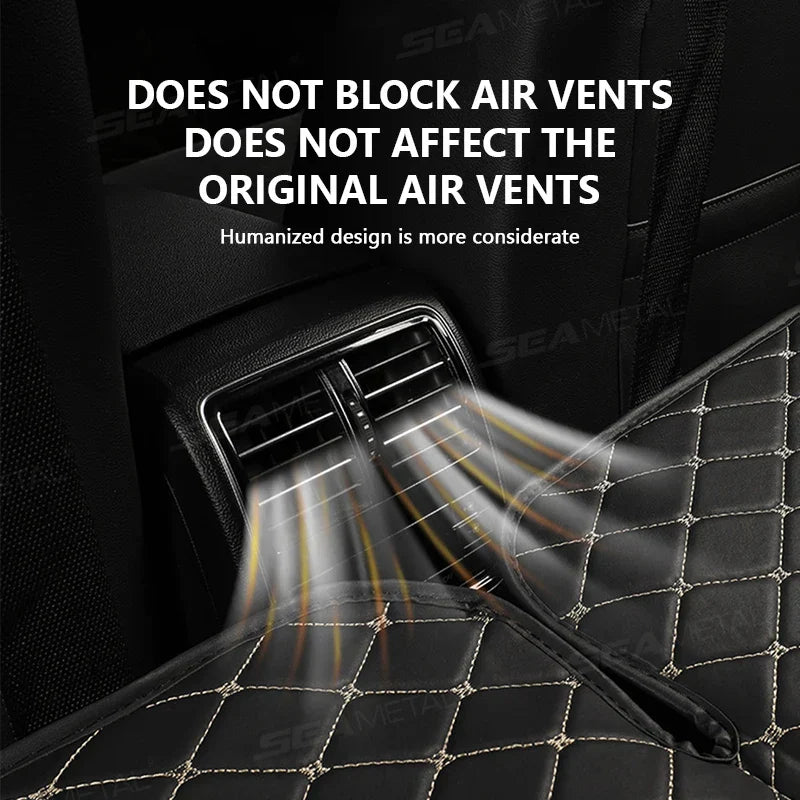 Car Rear Seat Travel Mattress – Portable Foldable PU Sleeping Bed for SUV and Sedan