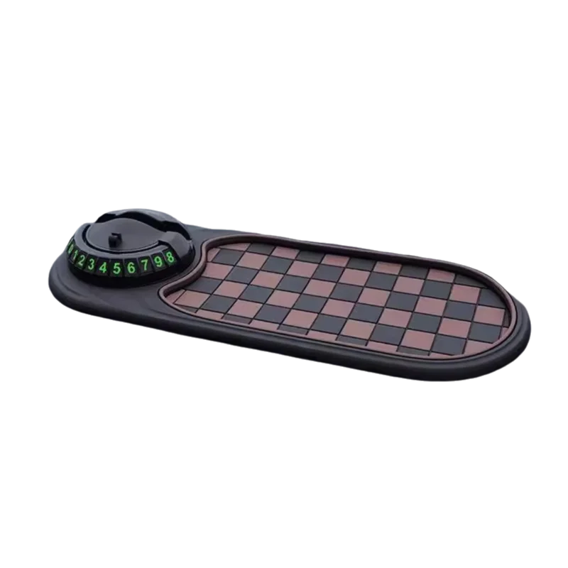 Car Dashboard Phone Holder with Anti-Slip Mat – 360° Rotating Head-Up Navigation Mount