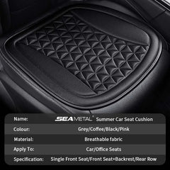3D Breathable Car Seat Cover – Convex Design Heat Dissipation Sweatproof Universal Cushion