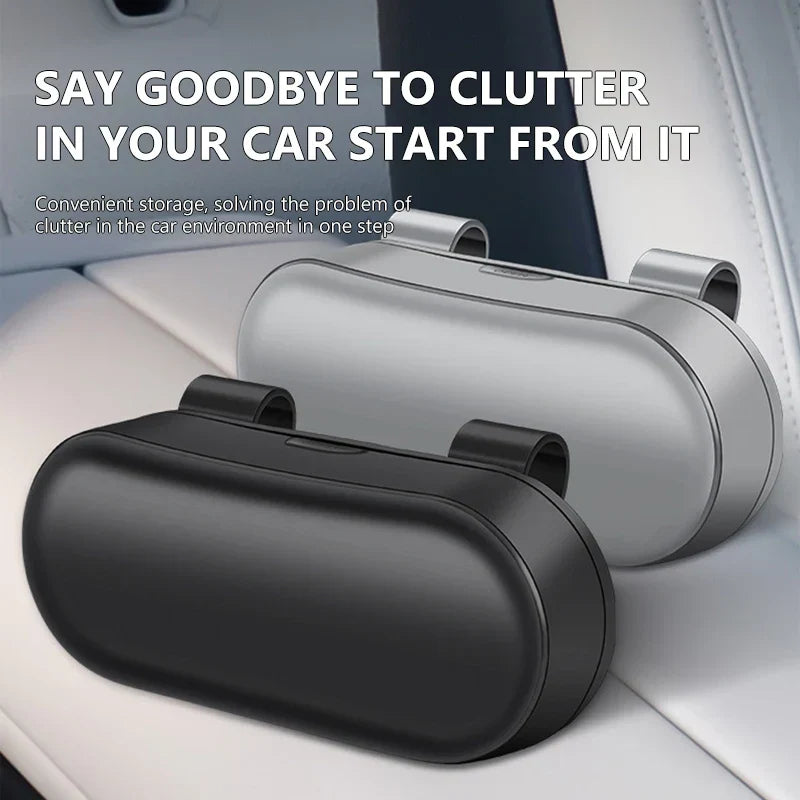 Car Sun Visor Sunglasses Storage Box – Anti-Scratch Glasses Organizer Universal Fit