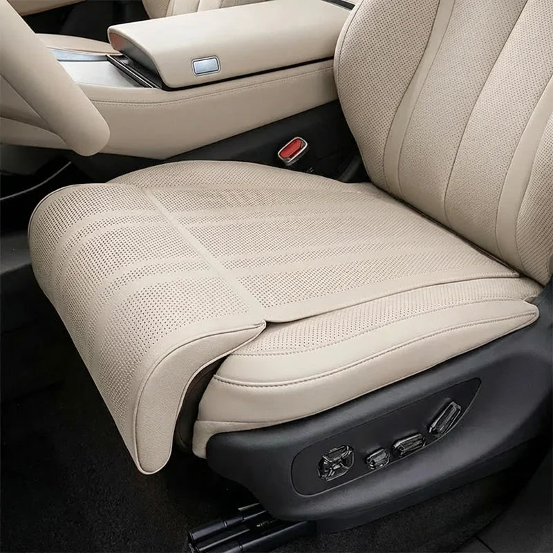 Car Seat Cushion with Extended Leg Rest Padding – Universal Fit Seat Protection Cover for Extra Comfort