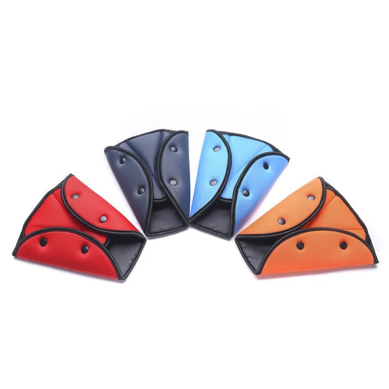 Children Car Seatbelt Adjuster – Triangle Fixed Belt Cushion for Safe Positioning