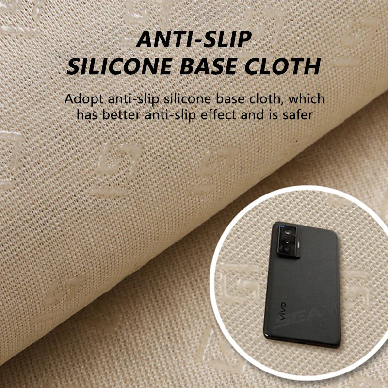 Breathable Ice Silk Car Front Seat Cover – Cooling Full-Wrapped Anti-Scratch Universal Seat Protector