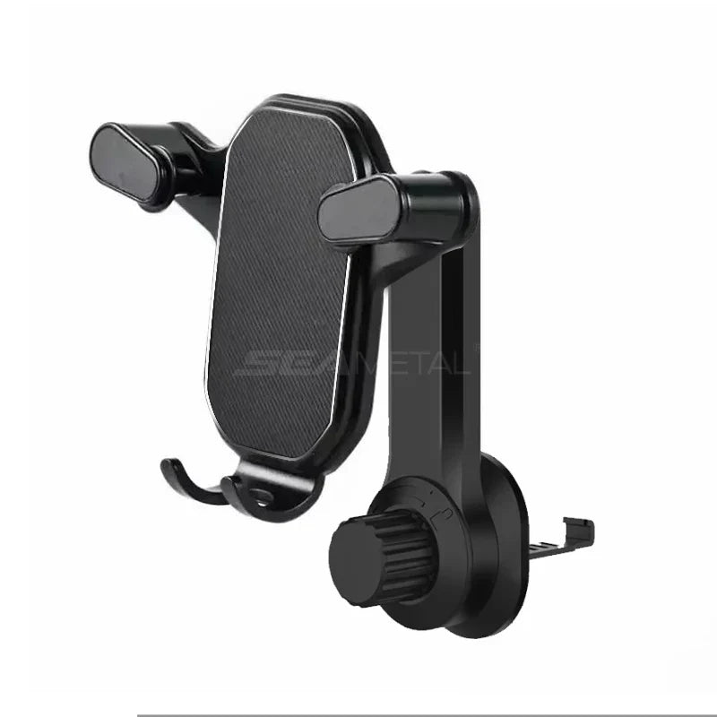 Gravity Car Phone Holder – Air Vent Hook Mount with 360° Rotation for One-Hand Operation