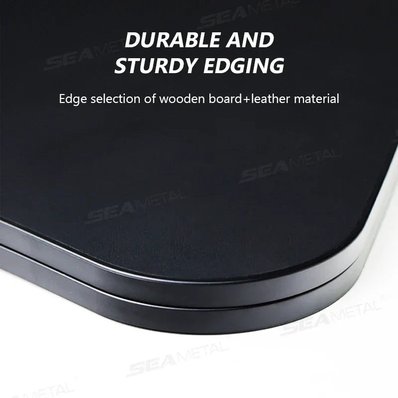 Foldable Car Laptop Tray Table – Stable Large Load-Bearing Dining Board with Drink Holder